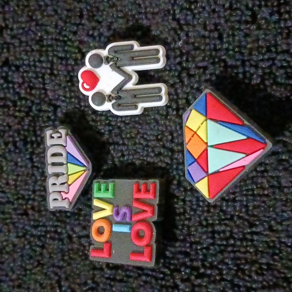 croc charms Other - Croc charms jibbitz pride love is love